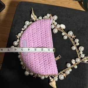 Brand new melie blanco evening bag, in lavender